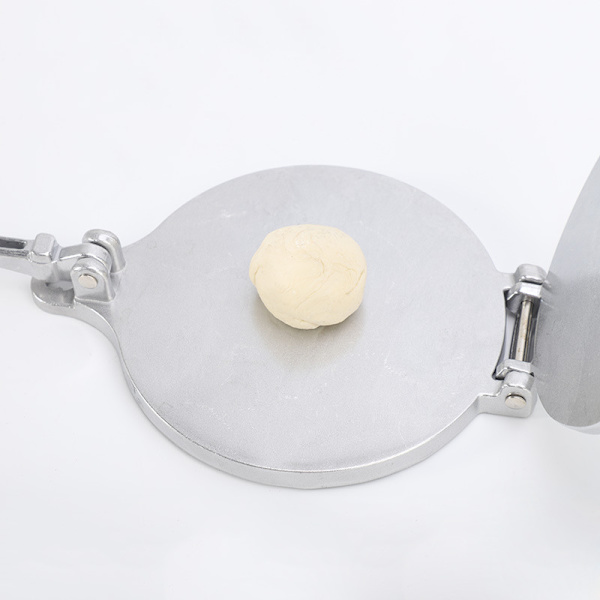 Tortilla-puristin 6,3 tuumaa, alumiiniseos Tortilla-valmistaja Taco-puristin Hopea Co