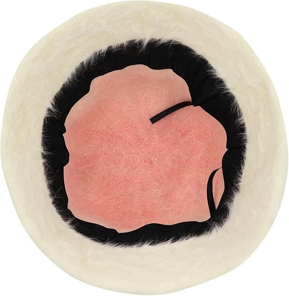 Kvinner Jenter Gradient Kunstpels Bøttehatt Stilig Nyhet Fluffy Vinter Varm