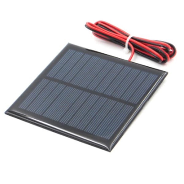 Solcellepanel-oplader, bærbar solcellepanel, energibesparende, 9,5*9,5 cm