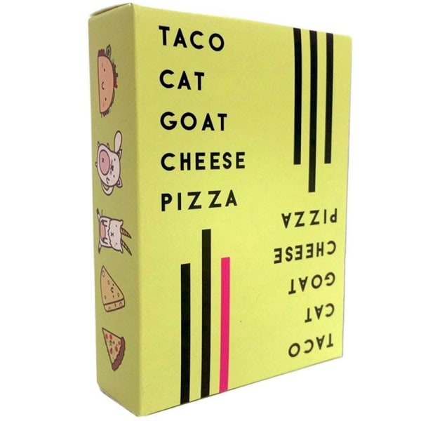 Taco Katt Geitost Pizza Engelsk Spillkort Festkortspill