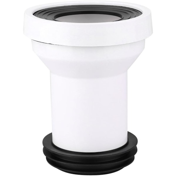 WC-liitin, WC-viemäri asennusliitin muovinen WC-viemäriputken asennusliitos tiivistysliitintarvike