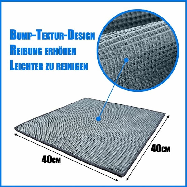 Premium kolfiber mikrofiber glasdukar för professionell fönster-/spegelrengöring