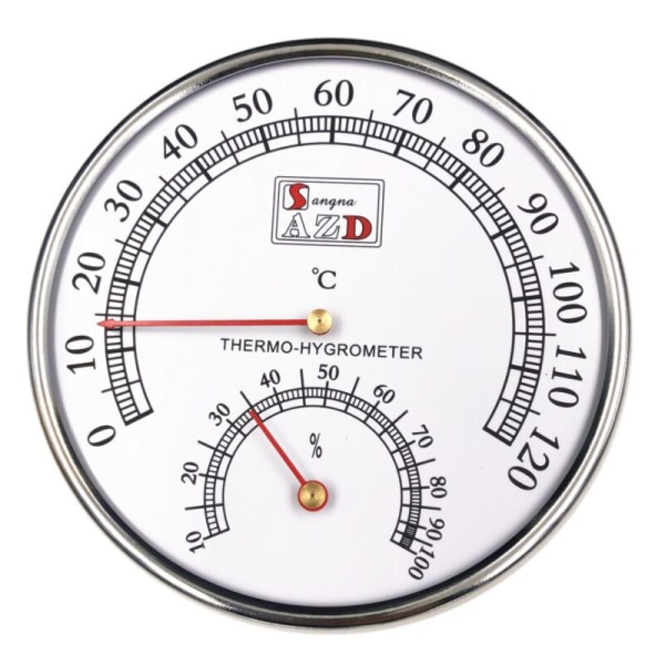 Sauna Rumtermometer og Hygrometer, Pointer Type Indendørstemperatur og