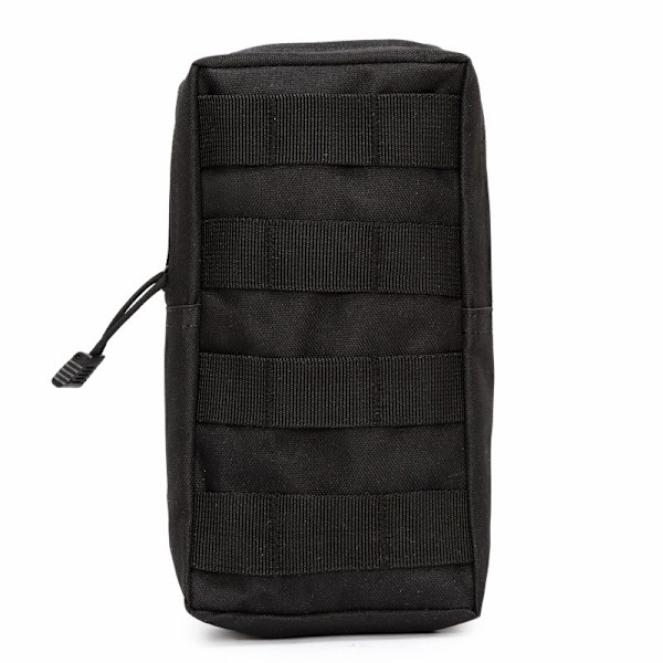 Taktisk Lomme Mini Militær Taske Lille Tilbehørspose med Molle System til Jagt Trekking, Sort