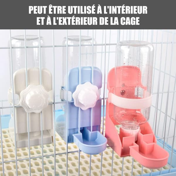 Automatisk vanndispenser for små dyr, 500 ml stor kapasitet