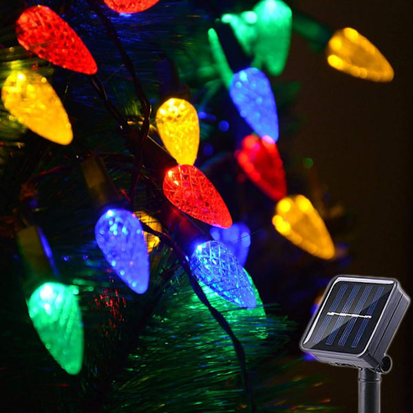 9 Jul Färgförändrande Slingljus Utomhus Inomhus, 7m 50LED Grön Tråd