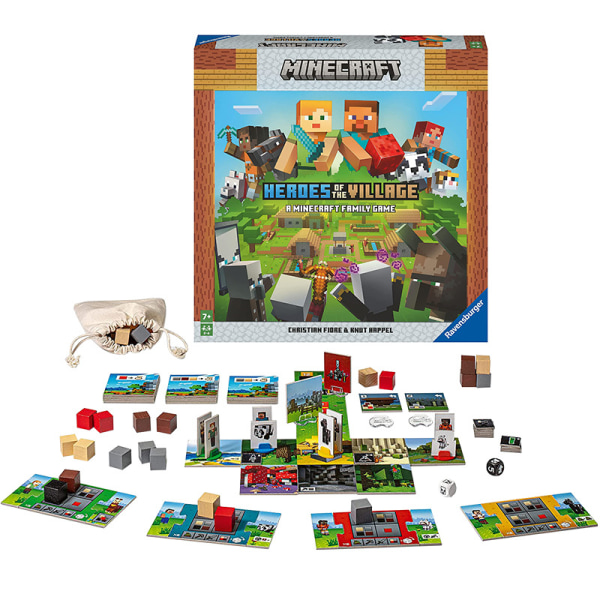 Minecraft Heroes Rädda byn Brädspel Flerfärgad
