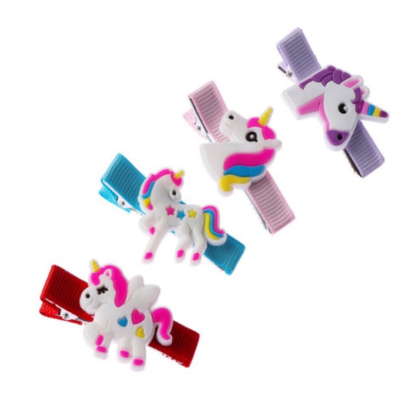 unicorn rainbow hairpin - unicorn tema hårnål for bursdagsfest rekvisita