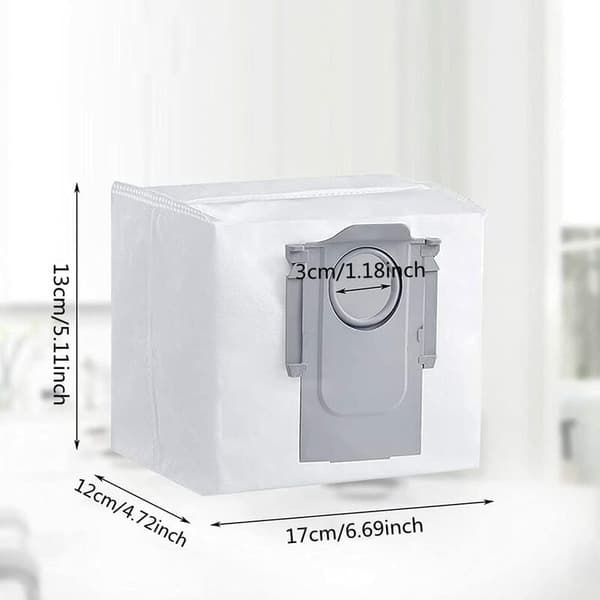8-pack dammsugarpåsar för Roborock G10S PRO S7MaxV
