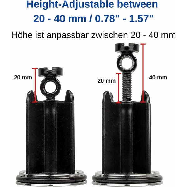 40mm Universal Håndvask Prop, Forkromet Afløbsprop, Fremstillet af Messing