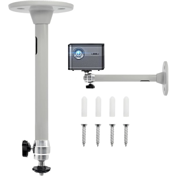 Mini tak- och väggprojektorfäste 360° rotation justerbar