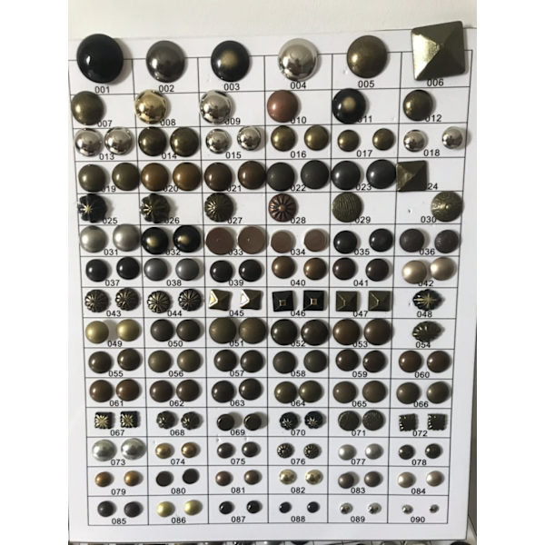 200 stycken set vackra klädselspikar, dekorativa klädselspikar, klädselsstift, metallmöbelspikar