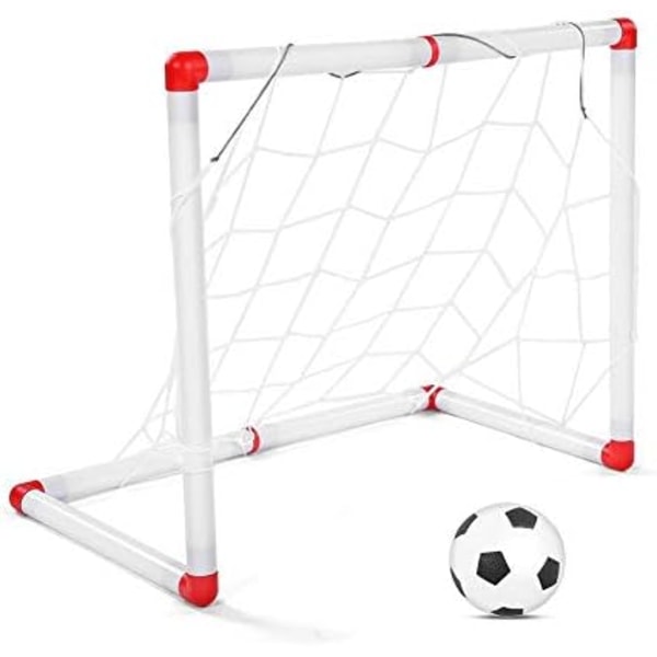 Mål og Mini Fotball Målsett Spill Leke Foreldre-barn Interaksjon Utendørs Se