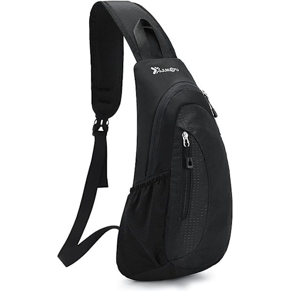 Herre Messenger Bag Stor Kapacitet Brysttaske til Mænd og Kvinder Letvægts Vandtæt Slynge Lille Rygsæk til Mænd Kvinder til Vandreture Cykling Rejser