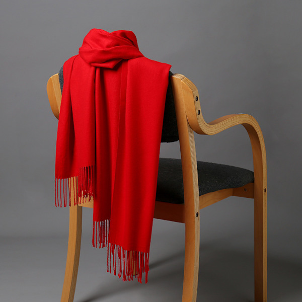Dam Scarf Elegant Cashmere Pashmina Scarves För Höst Vinter Varma Stor Storlek Scarf, 200*70cm