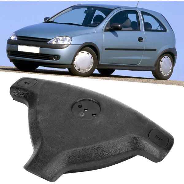 Musta auton ohjauspyörän suojus 90437285 Sopii Vauxhall Opel Astra G 1998