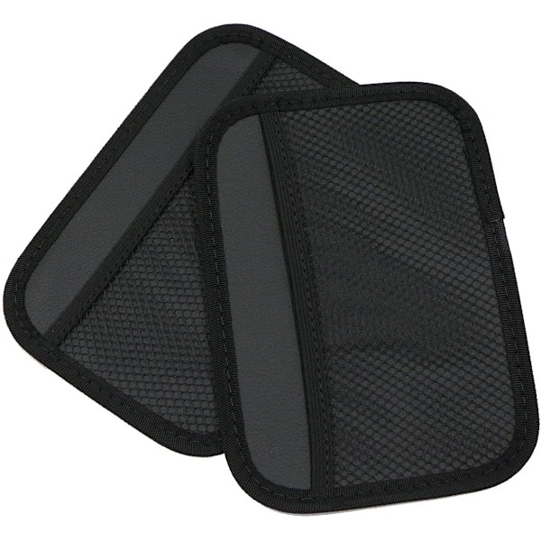 Sett med 2 bilbagasjenettposer - 2 poser på 20,5 x 14,5 cm - Bagasjenett - Oppbevaringsnett - Mesh-oppbevaringspose for mobiltelefon - Elastisk nett