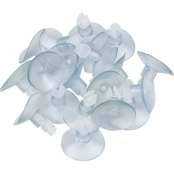 20 st transparenta akvarie-sugkoppar, 5 mm akvarie-sugkoppar med Tu