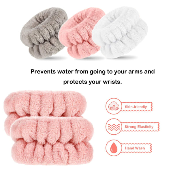 Handdukar för kvinnor för att tvätta ansiktet, handduksband för handdukstvätt i mikrofiber
