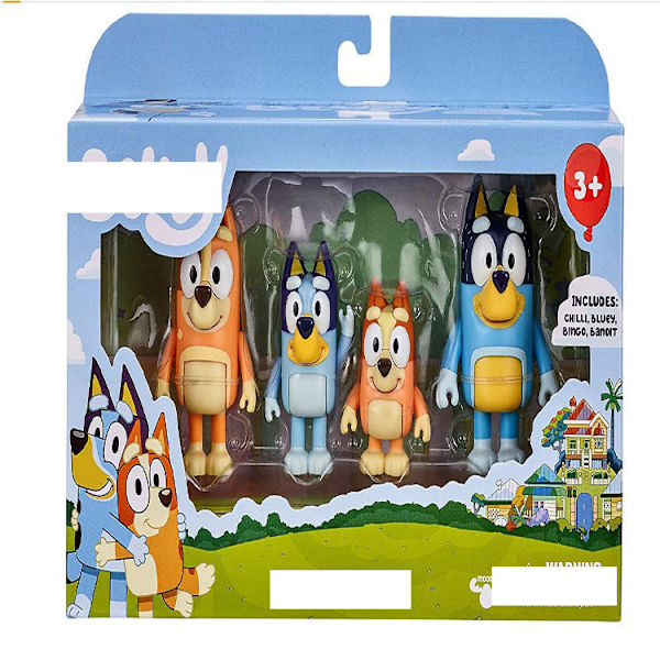 Bluey Figur 4-pakning