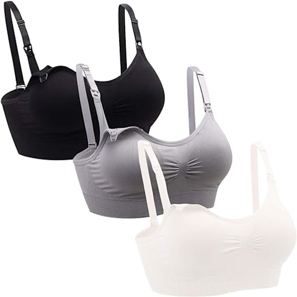 Kvinnors amningsbehå utan sömmar (3-pack)