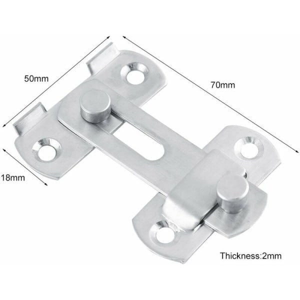 Door Latch, Stainless Steel Toggle Latch Sliding Door Lock Sliding Door Loc