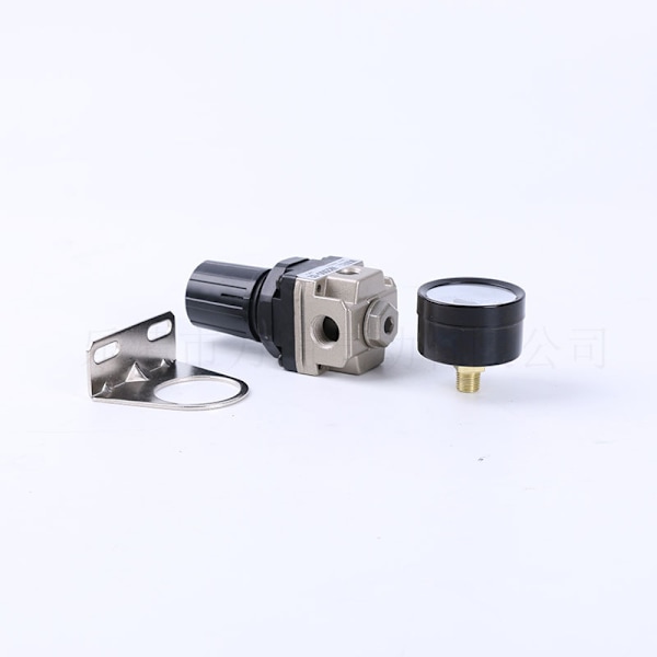 Lufttrycksregulator, AR2000-02 G1/4 Luftdriven kompressor med mätare,