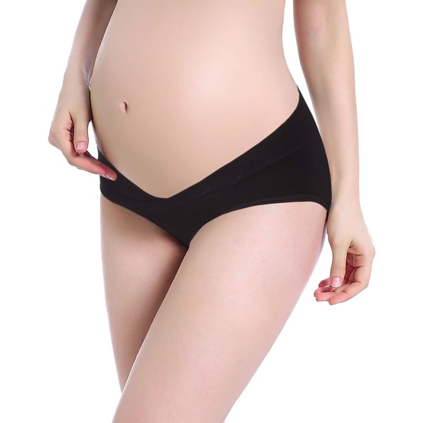6-pack gravidunderkläder i bomull, hälsosam gravidtrosa för gravida