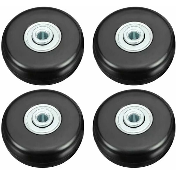 Resväska Hjul, Resväska Reparationshjul Hjul Tunga 50mm Ljudlöst Gummi
