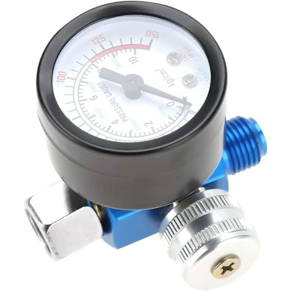 Kompressorregulator, lufttrycksregulator regulator 1/4” färgspruta