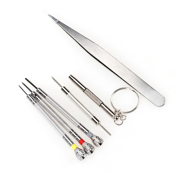 Small Precision Screwdriver Kit for Watchmaking/Glasses, Watch Case Opener,