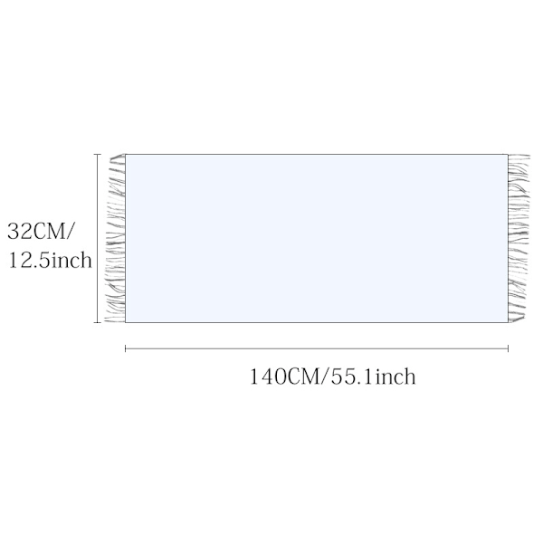 Sød tegneseriebørns efterårs- og vintervarm halsklud, 140x32cm