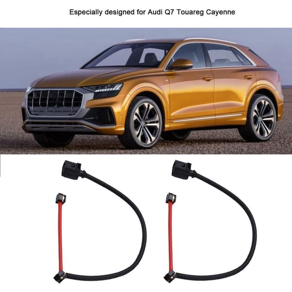 2 stk. forreste bremseklods slidssensor 7L0907637 til Audi Q7 Touareg Cayenne
