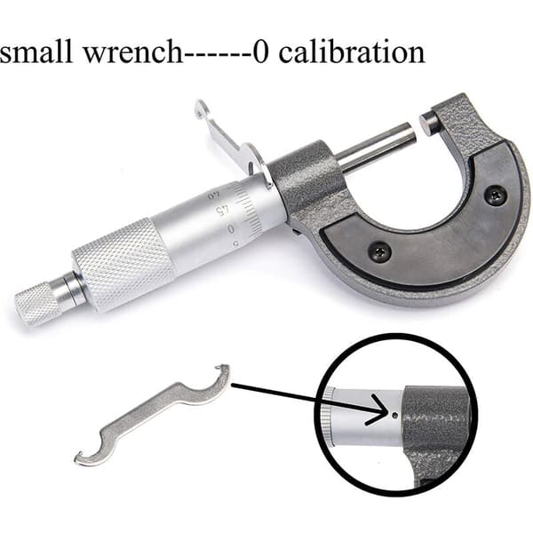 0-25mm Udvendig Mikrometer, 0,01mm Opløsning (Metrisk)
