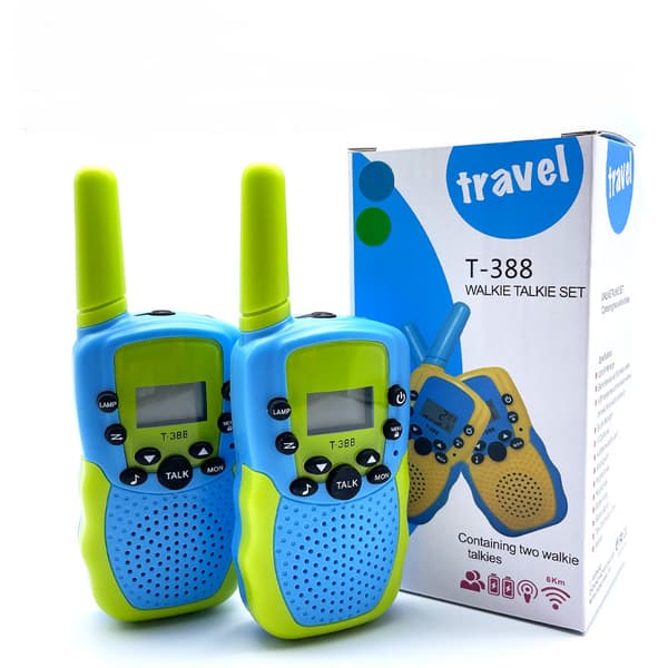 Børne walkie talkie - radiosæt med 2