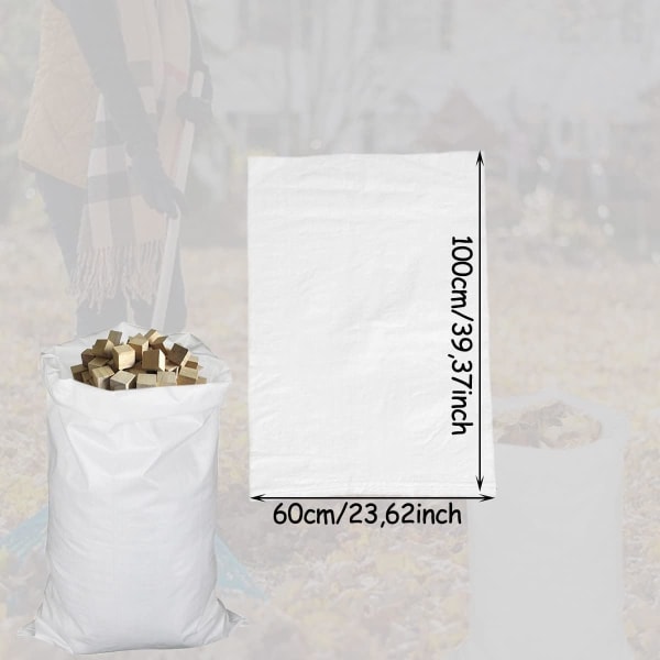 Murbrokkerpose, Haveaffaldspose, 15 stykker Byggeplads Rubble Bag, Co