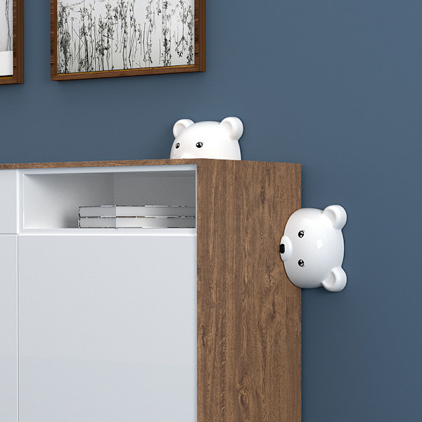 Baby Anti Tip Møbelvæg Ankre til Baby Proofing Opgraderet Design Chil