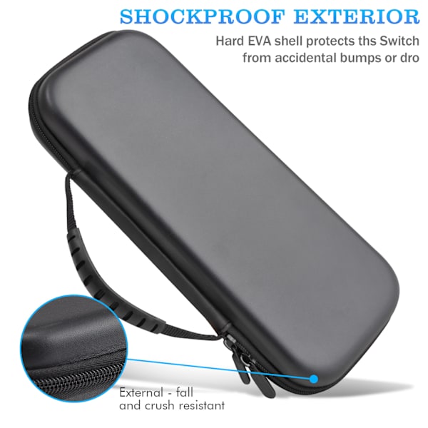 Hardt etui for PlayStation Portal-etui, reisebeskyttende oppbevaringsveske