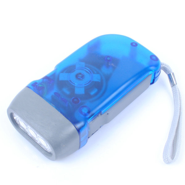 3 stk. dynamo LED - tilfældig farve 10*5*3CM