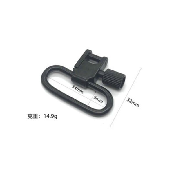 Qd Tactical Strap Buckle Trästöd Strap Buckle Strap Loop 2 st
