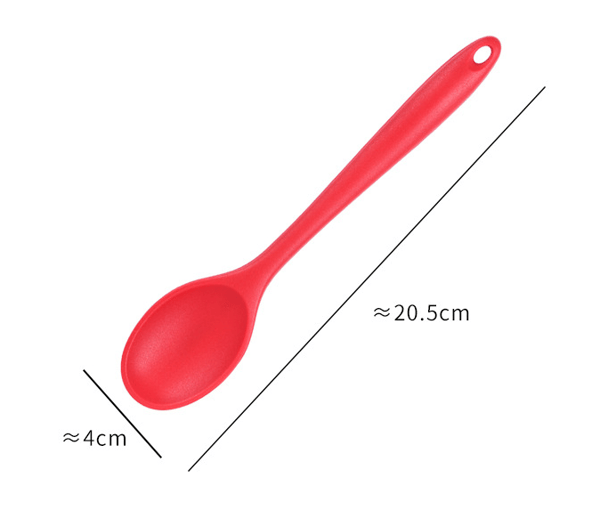 Premium-silikonispatula, 27,8 * 6 cm, musta