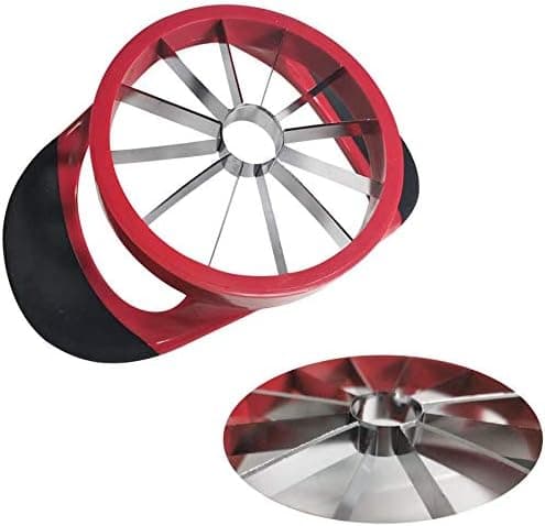 12 Extra Large Blades Förbättrad Kärn- och Skärare Ultra-Sharp Rostfritt Stål App