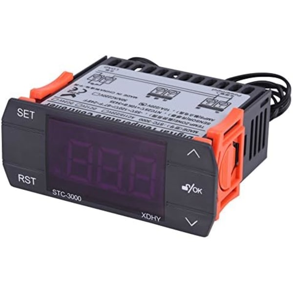 AC110V-220V Mini termostat digital touch temperaturregulator med sensor