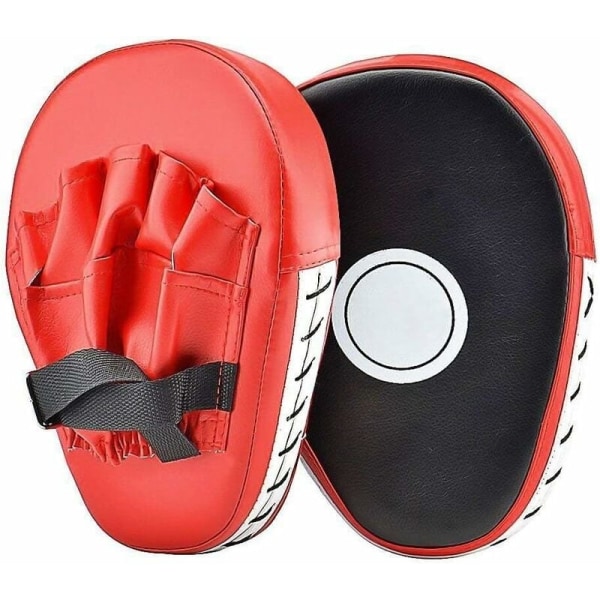 Bear Paws Läder Punch Mitts för Boxning/Thai/Taekwondo Kampsports (svart