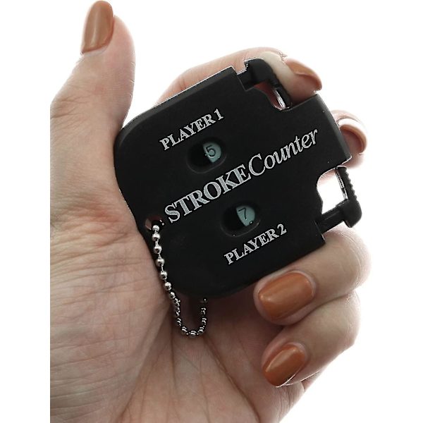 Golf Score Shot Stroke Counter To Cifret Scoring Keeper Med Nøglering Golf