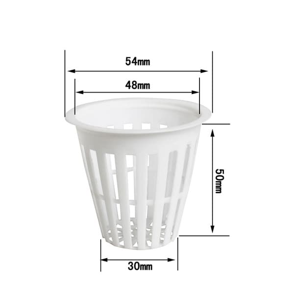 10-pack nätkrukor för hydroponik, aeroponik, blomplantering och trädgårdsskötsel