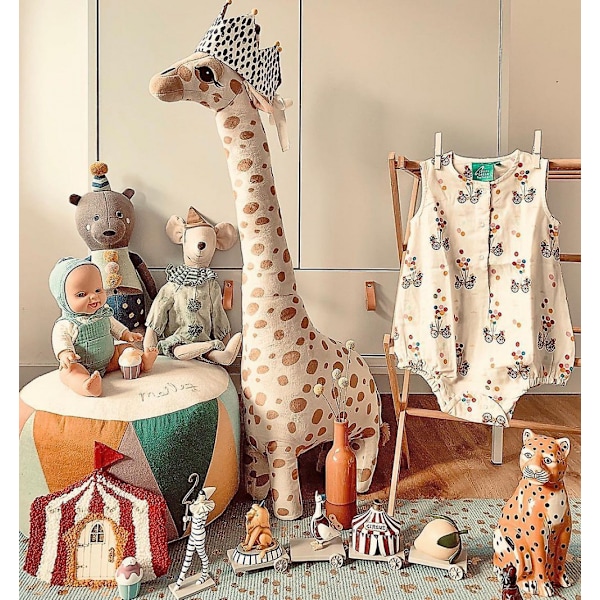 Giraffdocka Plyschleksak