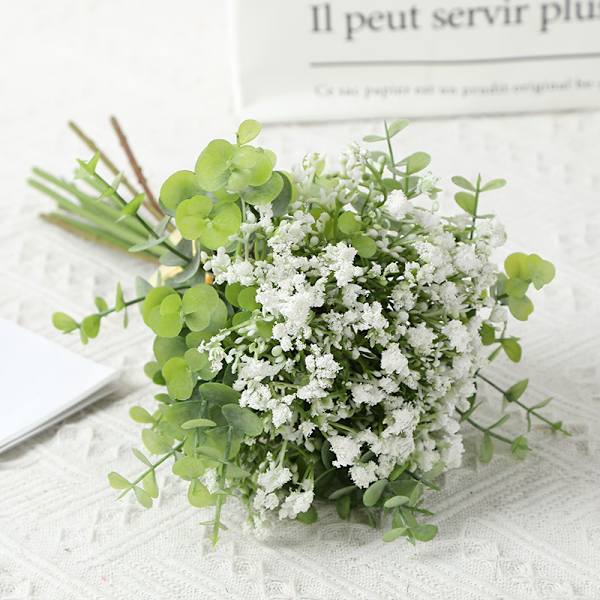 Real touch vackra konstgjorda blommor för fest, blomsterarrangemang, ho