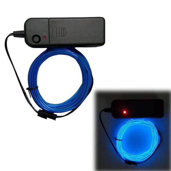 Bil LED-inredning Strip Light 3m Neon String Lights Glowing Ambient