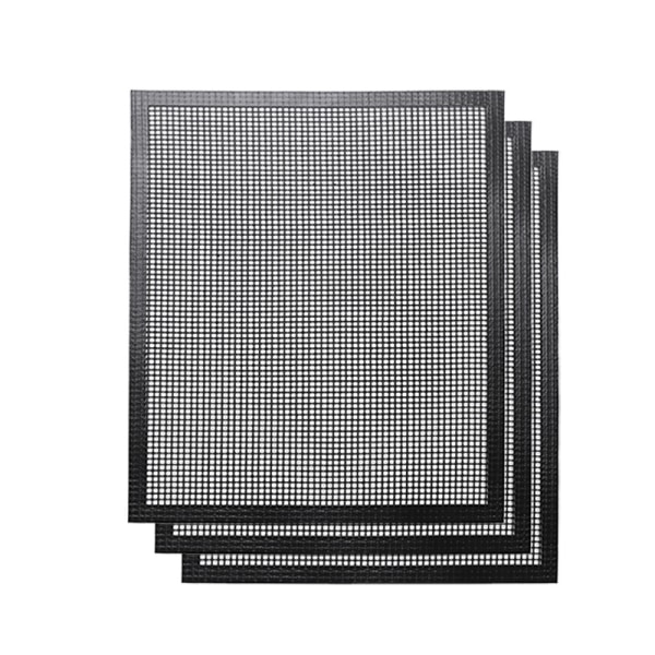 Grillmatta i teflon för grill och plancha, non-stick grillmattor bakade, - 3 st (40 x 33 cm)